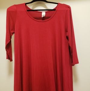 Maroon tunic
